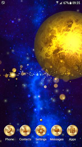 Solar system live wallpaper screenshot 6