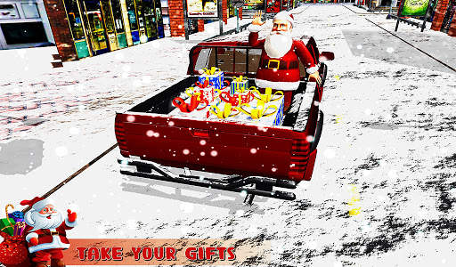 Car Racing : Santa Claus 3D Games screenshot 6