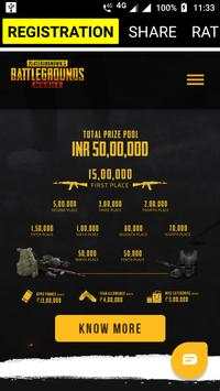 PUBG TOURNAMENT 2018 screenshot 1