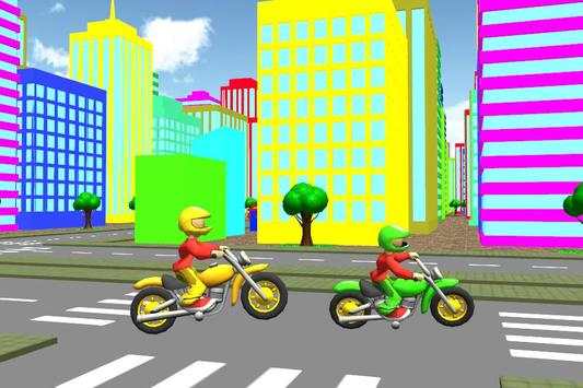 Super Cartoon Bike Racing 3D screenshot 3