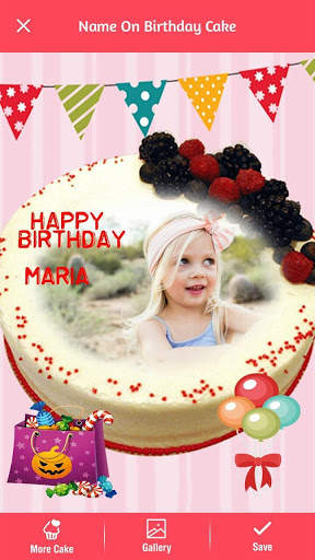 Name Photo on Birthday Cake screenshot 2