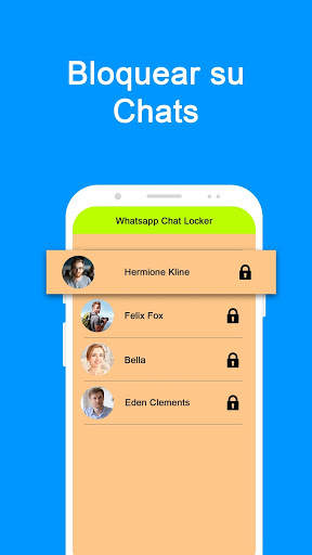 ¿Cuál es el bloqueo: GoWhatsApp Chat Locker screenshot 3