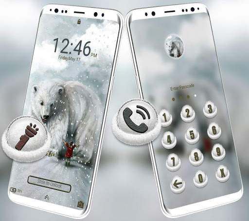 Snow Bear Launcher Theme screenshot 5