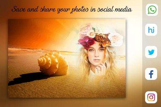 Sea Shell Photo Frame Editor screenshot 3