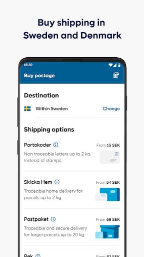 PostNord: Track & Send Parcels screenshot 5