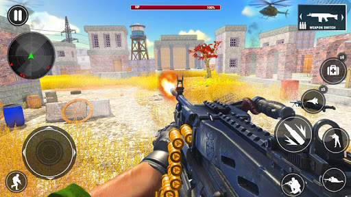 Critical Machine Gun Strike: Action shooting games screenshot 2