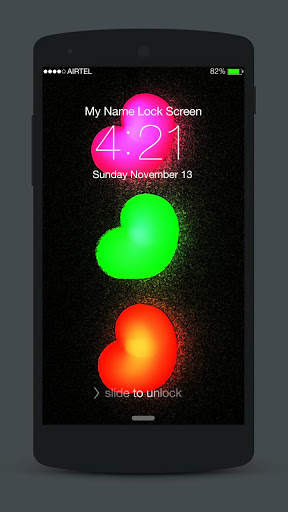 Love Neon Lock Screen screenshot 4
