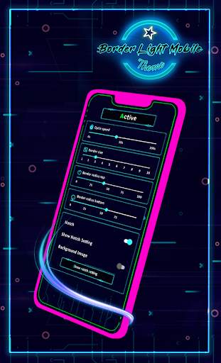 Edge Border Light - Borderlight Live Wallpaper screenshot 2
