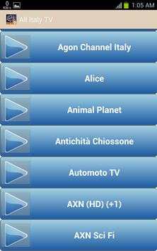 All Italy TV Channel स्क्रीनशॉट 4