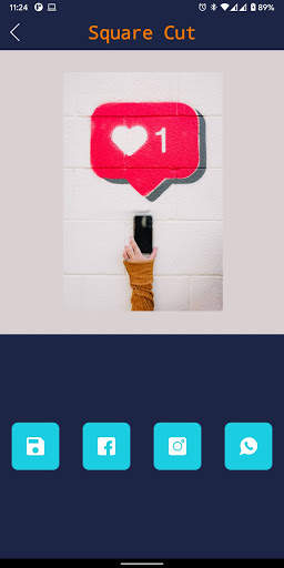 Square Cut, No Crop & Blur for Instagram screenshot 6