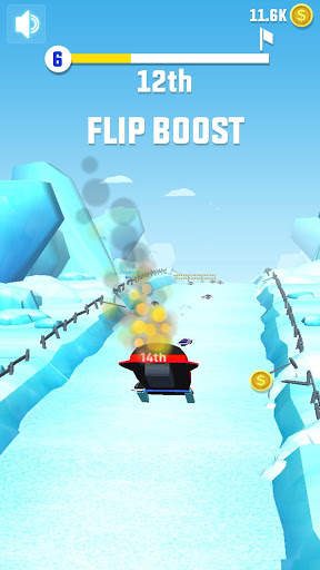 Flippy Snow Rider Race screenshot 4