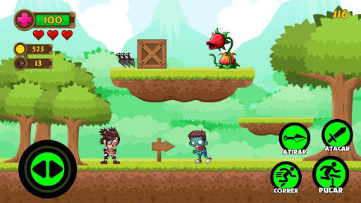 Ninjas vs Zumbis e Aliens screenshot 1