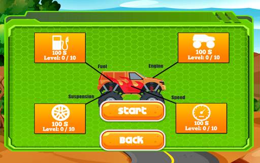 Truck and Cars Racing Offroad Mountain screenshot 2
