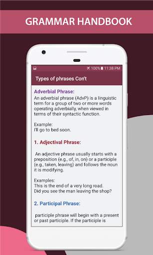 English Grammar Handbook скриншот 5