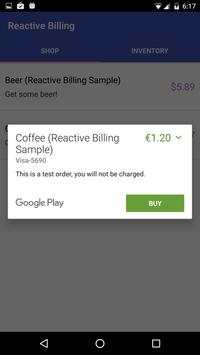 Reactive Billing Example screenshot 1