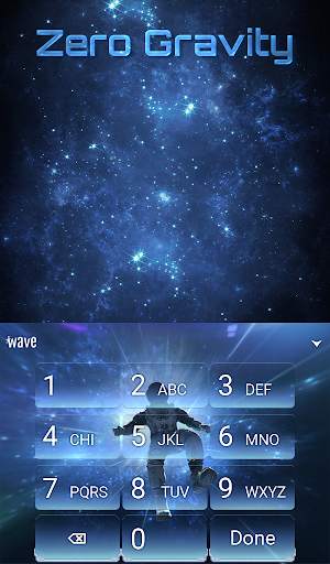 Zero Gravity Animated Keyboard   Live Wallpaper screenshot 5