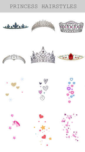 Princess Hairstyle Photo Editor 4 تصوير الشاشة