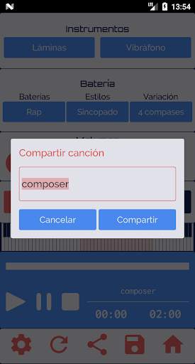 Compositor lite - Compositor musical algorítmico screenshot 4