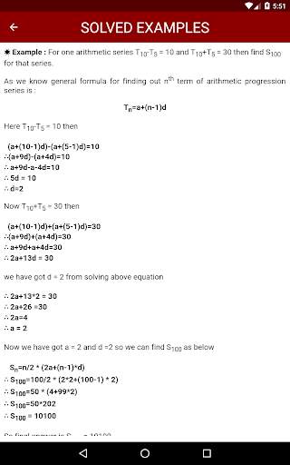 Arithmetic Progression Solver Learner & Calculator screenshot 9