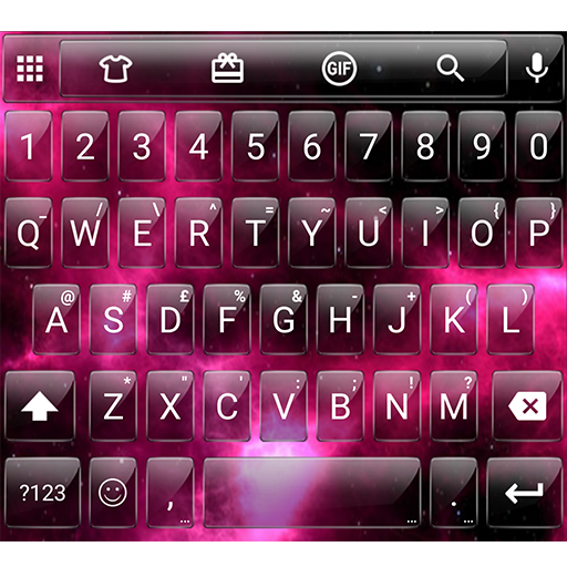 Glass Nebula Emoji Keyboard icon