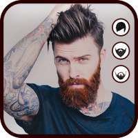 Männer Haar Schnurrbart Stil icon