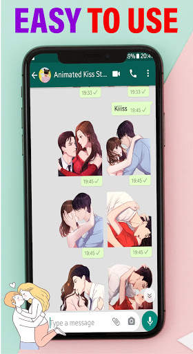 Animated Kiss Stickers for WhatsApp WAStickerApp😘 screenshot 6