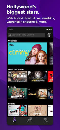 Roku Channel: Free streaming for live TV & movies screenshot 2