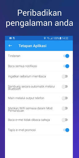 ping: Teks ke Ucapan: Teks, E-mel dibaca lisan! screenshot 7