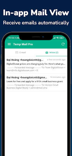 Temp Email Pro - Multiple Mail screenshot 7