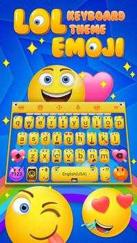 Cute Emoji Keyboard Theme&Funny Emoji for Android 2 تصوير الشاشة
