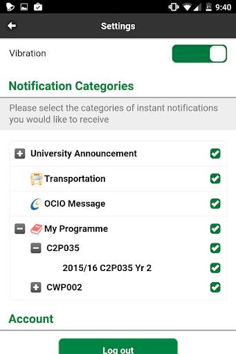 EdUHK Notifications screenshot 12