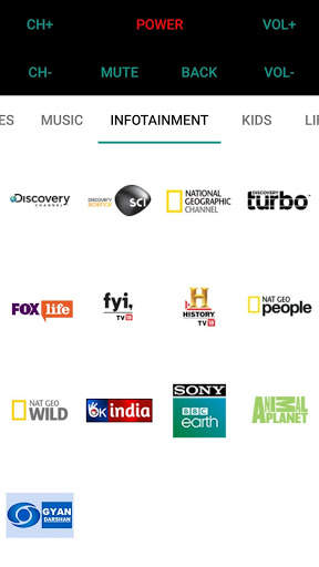 OyeRemote (Remote control for DTH Set Top Box) screenshot 5