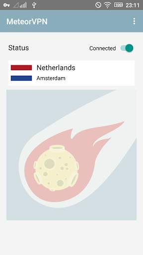 MeteorVPN - FREE VPN screenshot 1