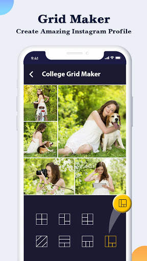 Grid Maker : Giant Square & Carousel Image Maker 4 تصوير الشاشة