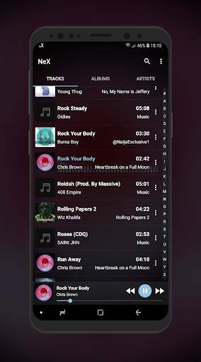 NeX - Music Player screenshot 1