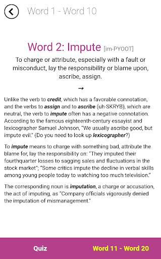 Verbal Advantage - Level 4 screenshot 3