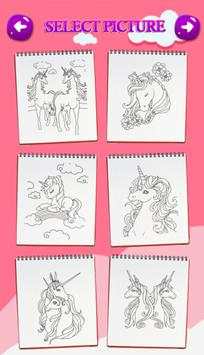 Coloring Pages for Kids - Unicorn Colors screenshot 4