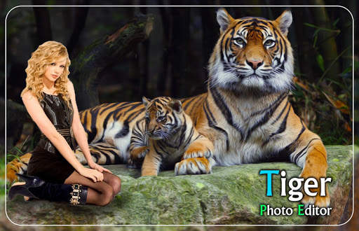 Tiger Overlay Effect : Wild Animal bg Changer screenshot 2
