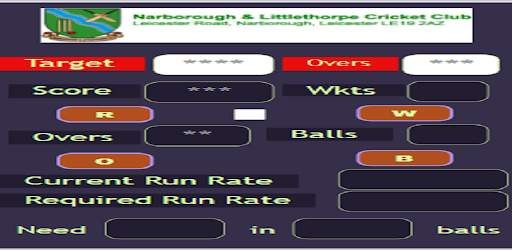 NLCC Cricket Scorer 1.0 screenshot 1