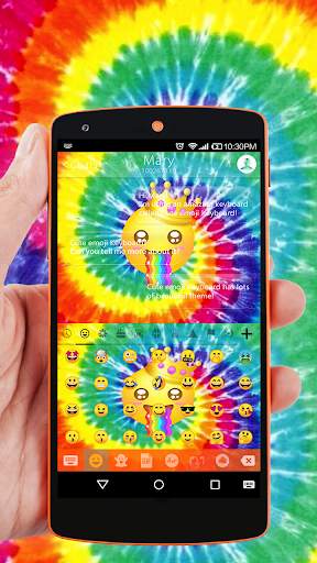 Fantasy Color Emoji Theme for Emoji Keyboard स्क्रीनशॉट 2