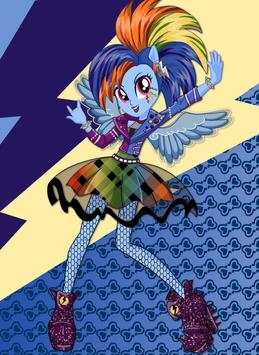 Rainbow dash Dress up screenshot 1