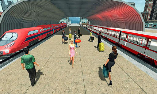 Indian City Train Driving Free Simulator screenshot 1