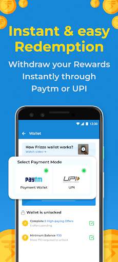 Money earning app Frizza screenshot 3