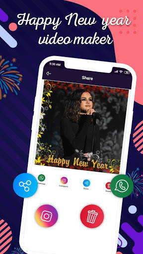 New Year Video Maker With Music screenshot 4
