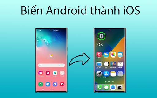 Giao Diện iPhone  iOS Launcher screenshot 1