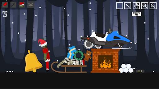 Santa Ragdoll Playground: Skeleton Apocalypse screenshot 2