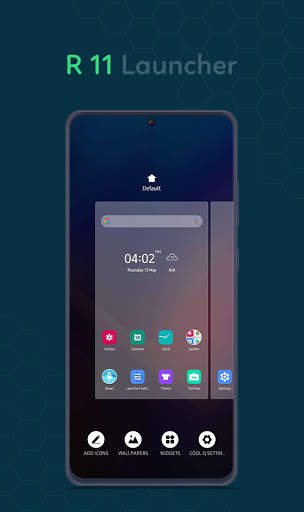 R11 launcher  -Cool R Launcher for android 11 screenshot 3