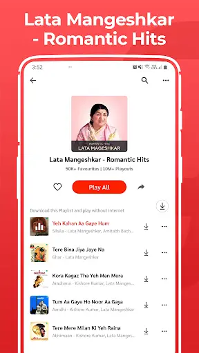 Lata Mangeshkar Old songs, purane gaane MP3 App screenshot 3