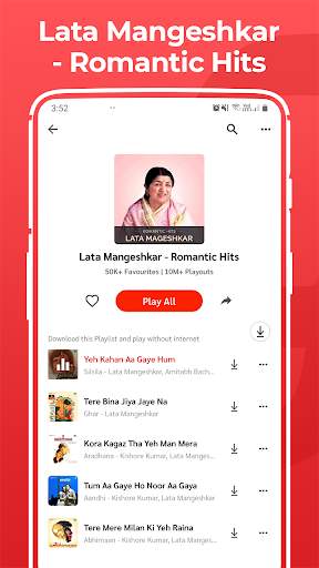 Lata Mangeshkar Old songs, purane gaane MP3 App स्क्रीनशॉट 3