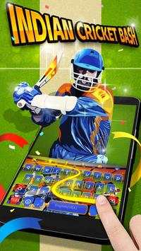 3D Indian Cricket Bash Keyboard Theme for Android screenshot 3
